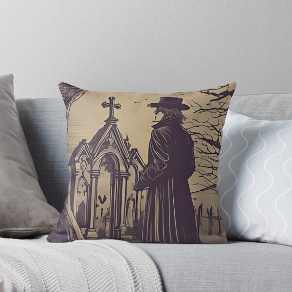 Item preview, Vintage Gothic Vampire Graveyard Full Moon Victorian Horror designed and sold by DarkOriginArts.