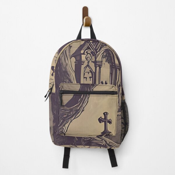 Item preview, Vintage Gothic Vampire Graveyard Full Moon Victorian Horror designed and sold by DarkOriginArts.