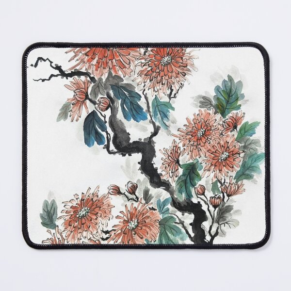 Item preview, Oriental Chrysanthemum Flowers | Asian Botanical Art designed and sold by Skayana.