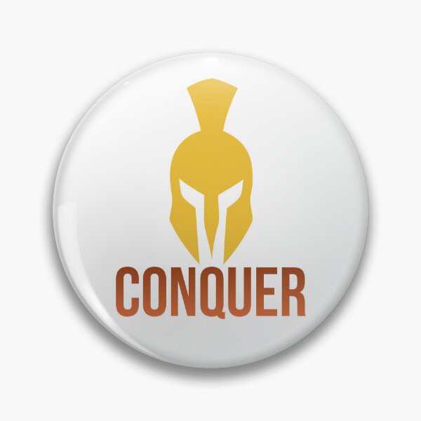 Item preview, Conquer Gym T-Shirt | Spartan Warrior Motivational Tee | Bodybuilding Fitness Gift for Him designed and sold by Aurveil.