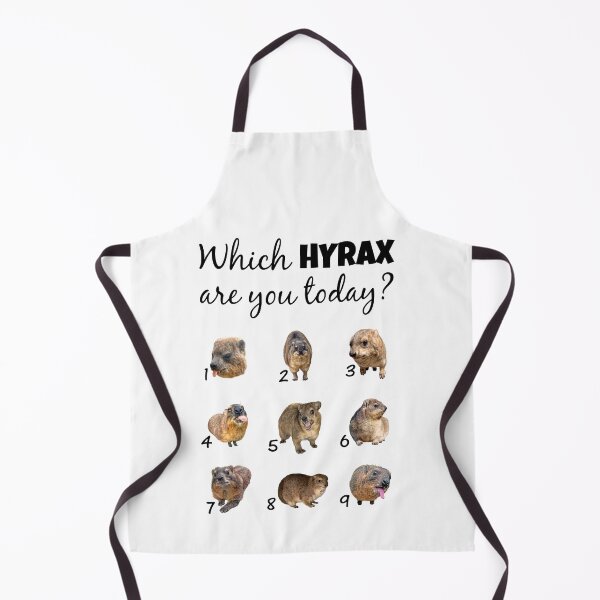 Item preview, Which Hyrax Are You Today? - Funny Mood Tracker designed and sold by Jakkuri.