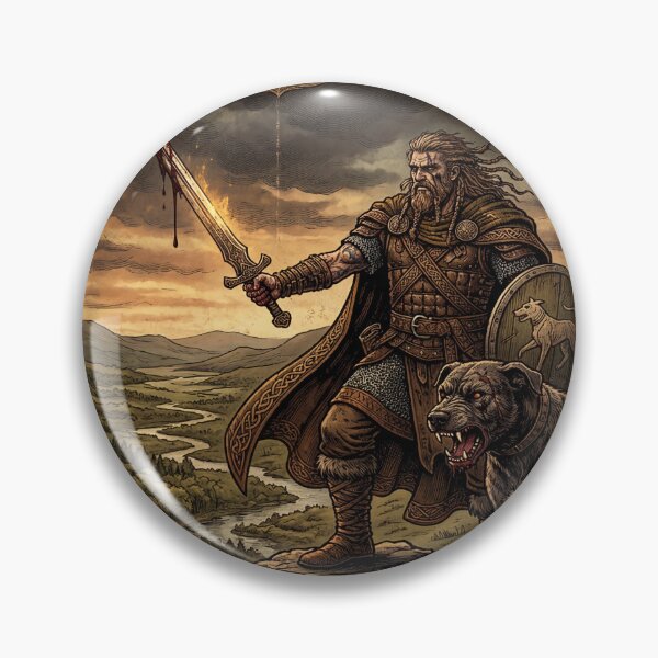 Item preview, Cú Chulainn - Irish Mythology Celtic Folkore Ireland History designed and sold by VikingRunes.