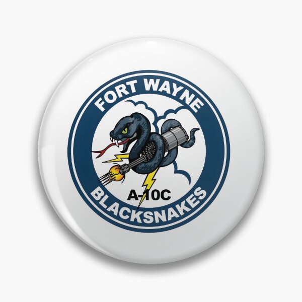 Item preview, Official Patch of the 122nd Fighter Wing "Blacksnakes" (Indiana Air National Guard) designed and sold by CharlieDesings.