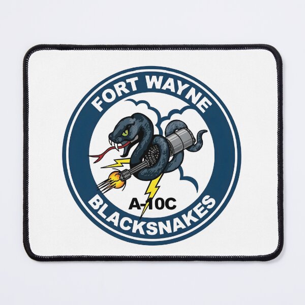 Item preview, Official Patch of the 122nd Fighter Wing "Blacksnakes" (Indiana Air National Guard) designed and sold by CharlieDesings.