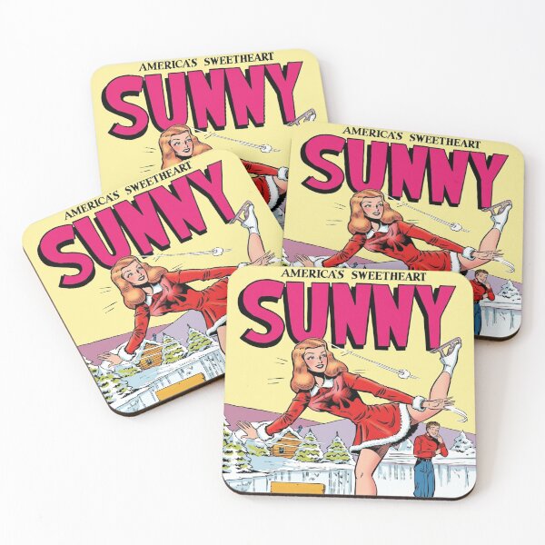 Item preview, Sunny on the Ice – Classic Teenage Romance Comic Illustration designed and sold by Analog Aura .