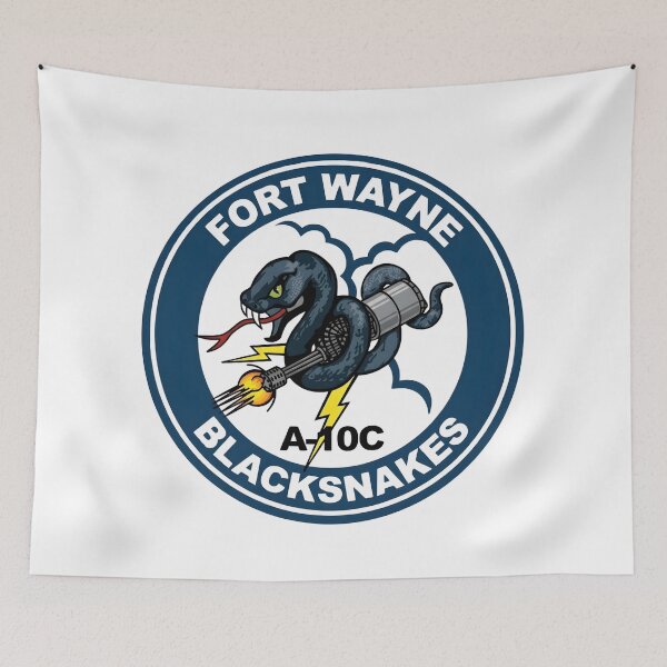 Item preview, Official Patch of the 122nd Fighter Wing "Blacksnakes" (Indiana Air National Guard) designed and sold by CharlieDesings.