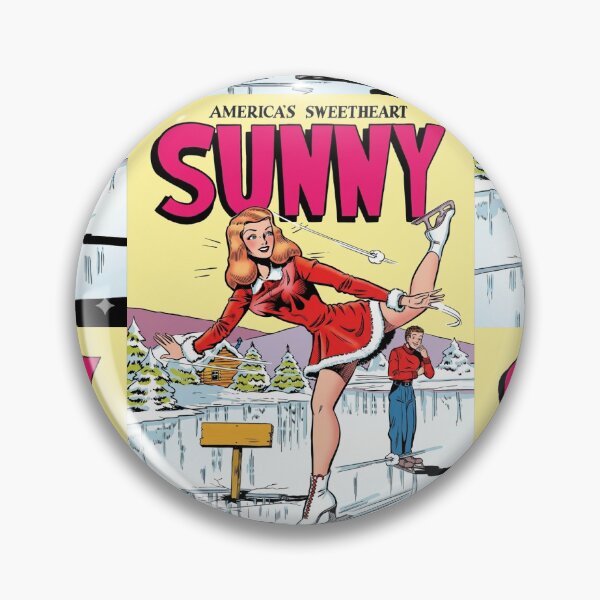 Item preview, Sunny on the Ice – Classic Teenage Romance Comic Illustration designed and sold by Analog Aura .
