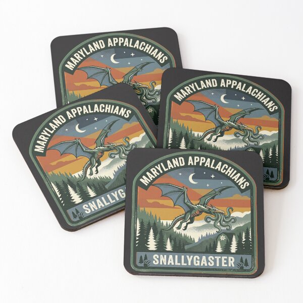 Item preview, Maryland Appalachians – Snallygaster | National Park Badge Design designed and sold by ElNiro.