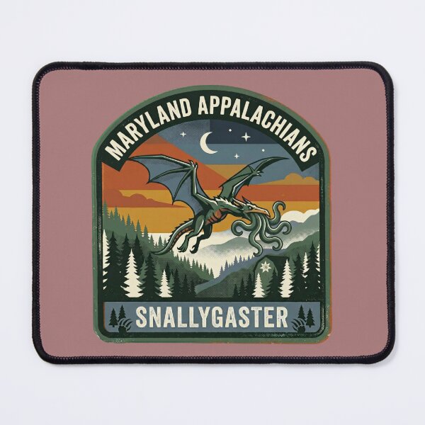 Item preview, Maryland Appalachians – Snallygaster | National Park Badge Design designed and sold by ElNiro.