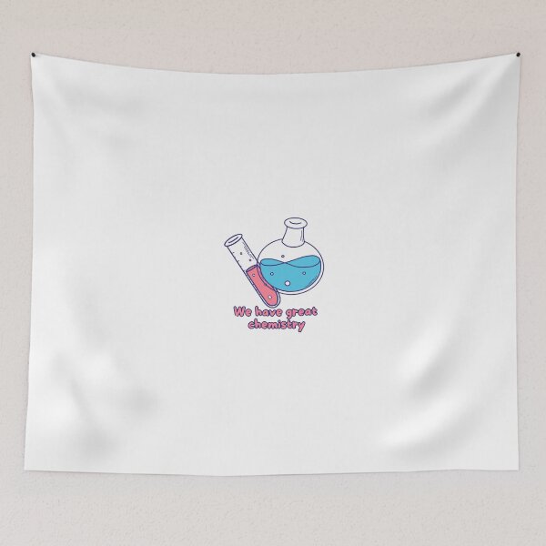 Item preview, We Have Great Chemistry - Cute Kawaii Science Laboratory Pun designed and sold by MelocotonDreams.