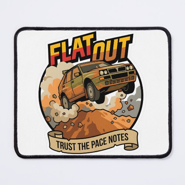 Item preview, Flat Out Trust The Pace Notes Rally Racing designed and sold by EKHOAISTORE.