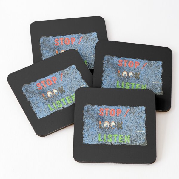 Item preview, stop look listen designed and sold by bravoalpha.
