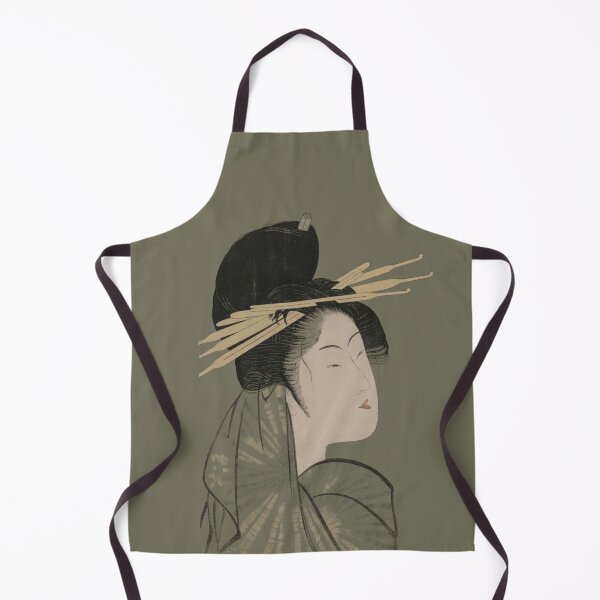 Item preview, Sage Space – Modern Ukiyo-e / Sage Green Edition designed and sold by Black Swallow.