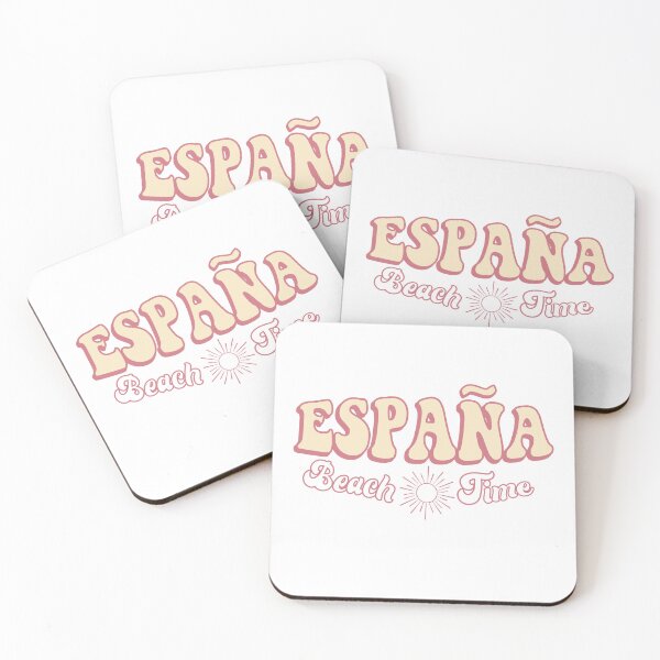 Item preview, España Beach Time Retro Groovy Spain Beach Lover T-Shirt designed and sold by Atique Creations.