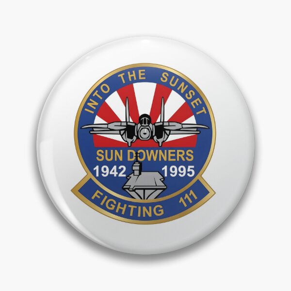 Item preview, Deactivation Commemorative Patch of the US Navy VF-111 "Sundowners" Fighter Squadron designed and sold by CharlieDesings.
