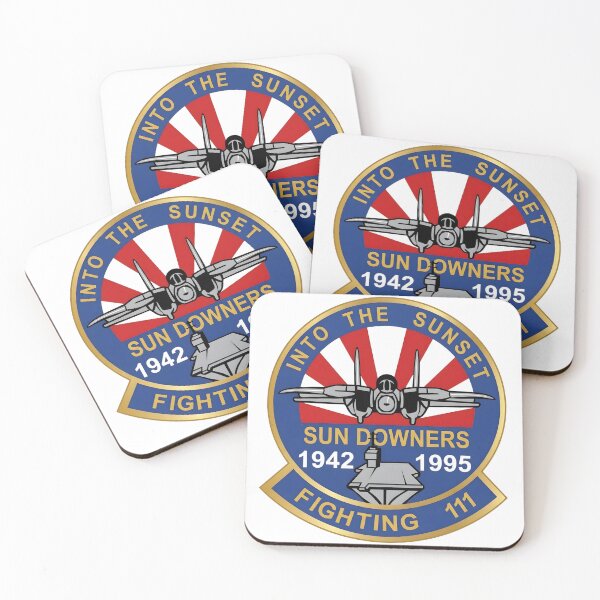 Item preview, Deactivation Commemorative Patch of the US Navy VF-111 "Sundowners" Fighter Squadron designed and sold by CharlieDesings.