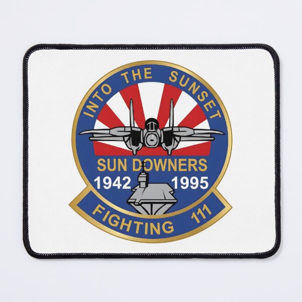 Item preview, Deactivation Commemorative Patch of the US Navy VF-111 "Sundowners" Fighter Squadron designed and sold by CharlieDesings.