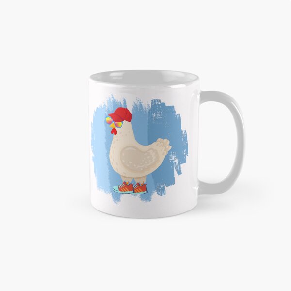Item preview, Cool Chicken Wearing Hat, Glasses & Sneakers | Funny Farm Animal Cartoon designed and sold by ChooseAndPrint.