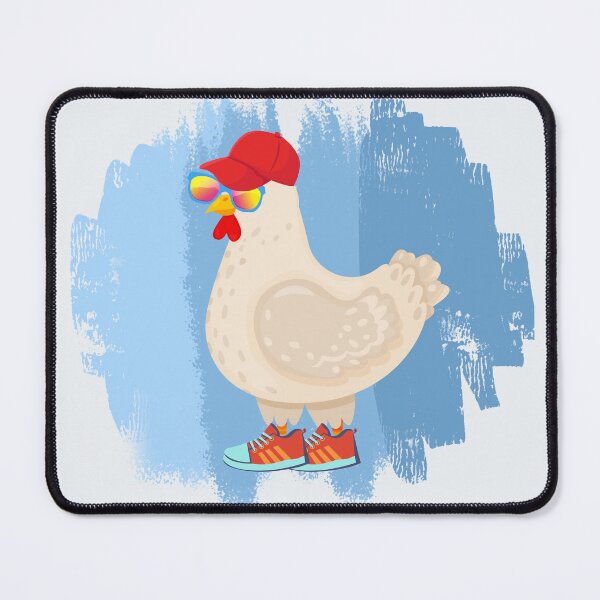 Item preview, Cool Chicken Wearing Hat, Glasses & Sneakers | Funny Farm Animal Cartoon designed and sold by ChooseAndPrint.