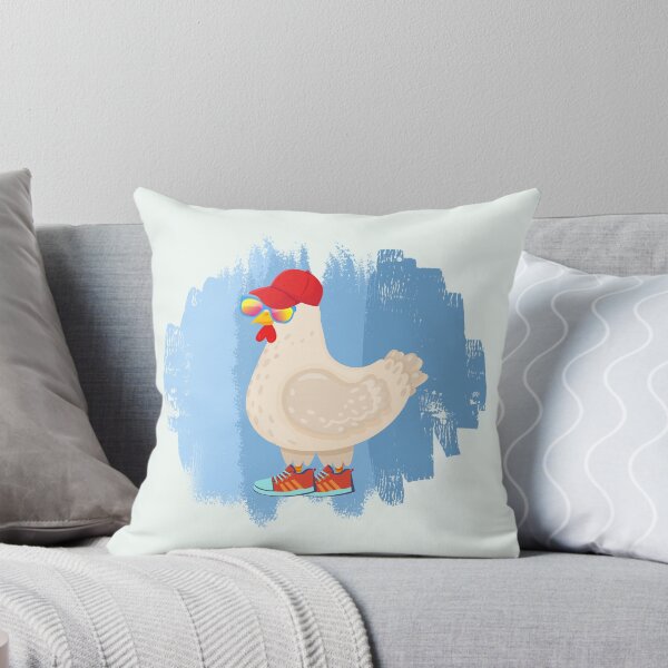 Item preview, Cool Chicken Wearing Hat, Glasses & Sneakers | Funny Farm Animal Cartoon designed and sold by ChooseAndPrint.
