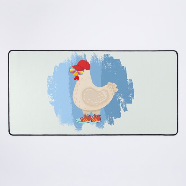Item preview, Cool Chicken Wearing Hat, Glasses & Sneakers | Funny Farm Animal Cartoon designed and sold by ChooseAndPrint.