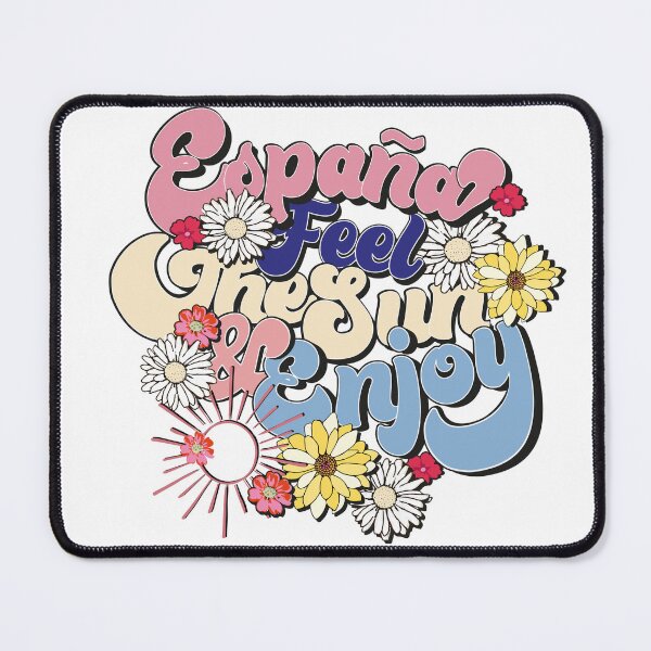 Item preview, España Feel The Sun And Enjoy Retro Floral Spain Travel T-Shirt designed and sold by Atique Creations.