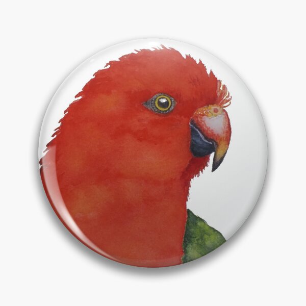 Item preview, King Parrot birthday card - cute watercolour animal with balloons greeting card  designed and sold by nr-watercolours.