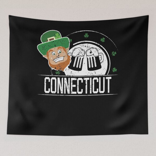 Aperçu de l'œuvre St Pattys Chemise De Jour Funny Connecticut St Patricks Anniversaire créée et vendue par shoppzee.