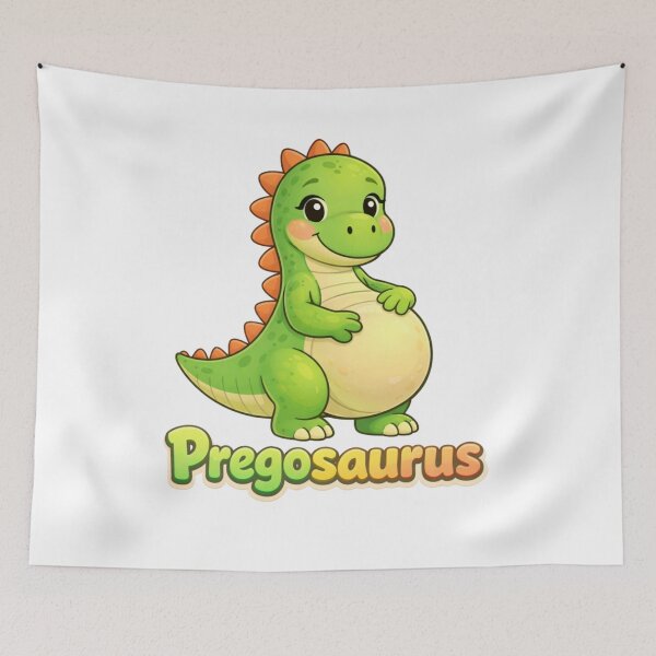 Item preview, Pregosaurus Pregnacy Gift for Mom  designed and sold by MerchlyMike.