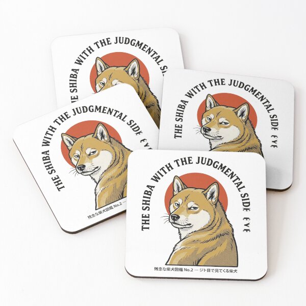 Item preview, The Shiba With the Judgmental Side-Eye - Funny Shiba Inu Meme Tee designed and sold by nurusubetei.