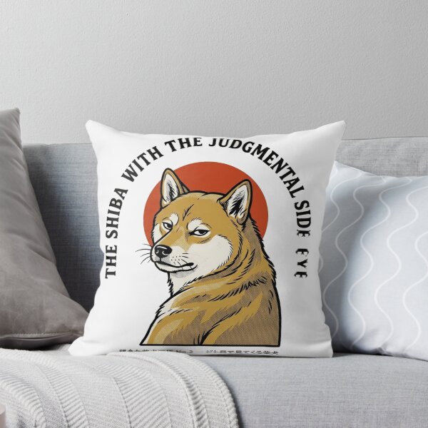 Item preview, The Shiba With the Judgmental Side-Eye - Funny Shiba Inu Meme Tee designed and sold by nurusubetei.