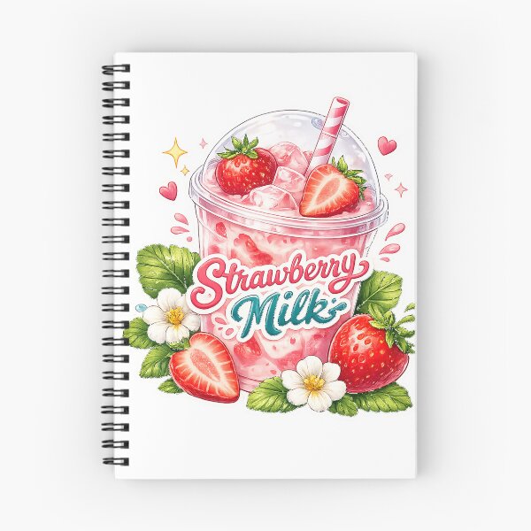Item preview, Strawberry Milk Art designed and sold by AureliasDesignStudio.
