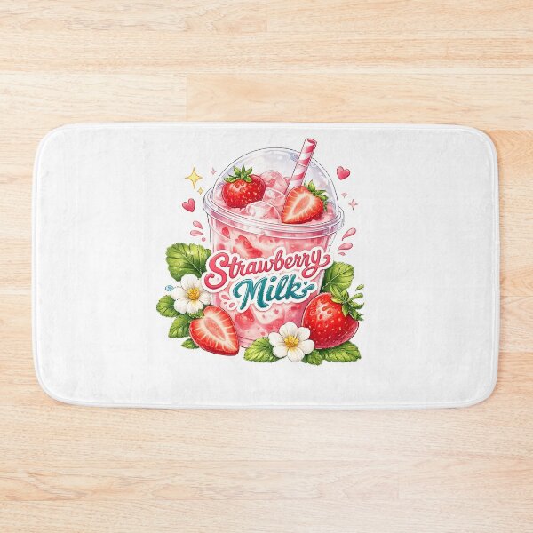 Item preview, Strawberry Milk Art designed and sold by AureliasDesignStudio.