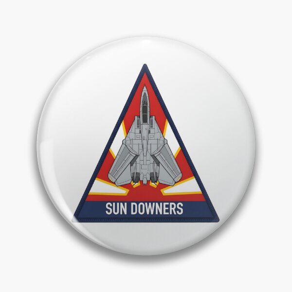 Item preview, Official Squadron Tail Crest Patch of the US Navy VF-111 "Sundowners" designed and sold by CharlieDesings.