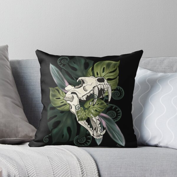 Item preview, Animal Skull and Botanicals designed and sold by CryptidKatsArt.