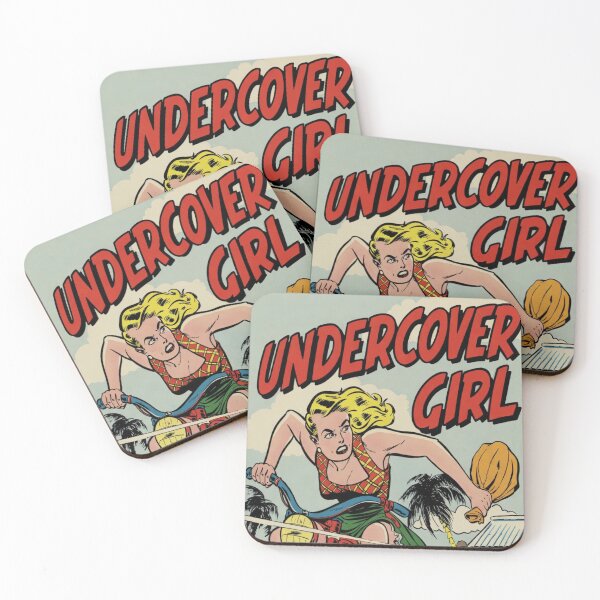Item preview, Daring Motorcycle Escape Featuring Classic Undercover Girl Heroine designed and sold by Analog Aura .