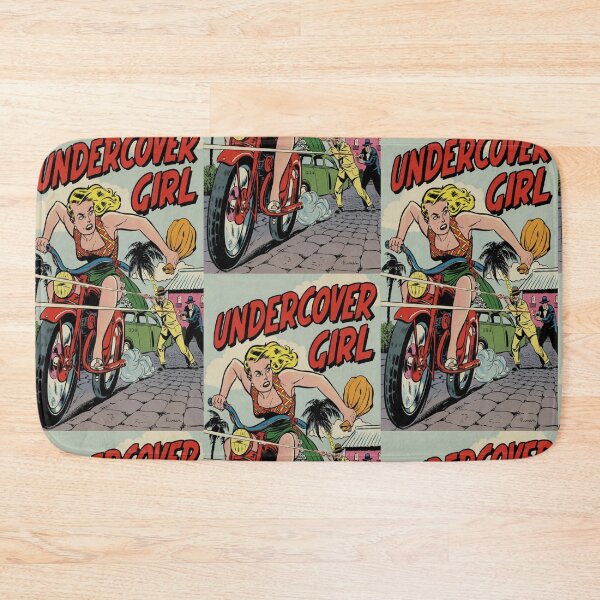 Item preview, Daring Motorcycle Escape Featuring Classic Undercover Girl Heroine designed and sold by Analog Aura .