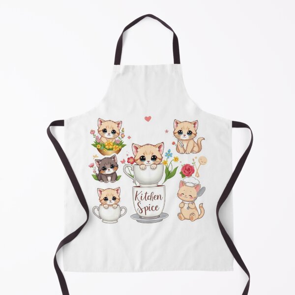 Item preview, Kitten Kitchen Spice Kawaii Stickers designed and sold by Tama-sirth.