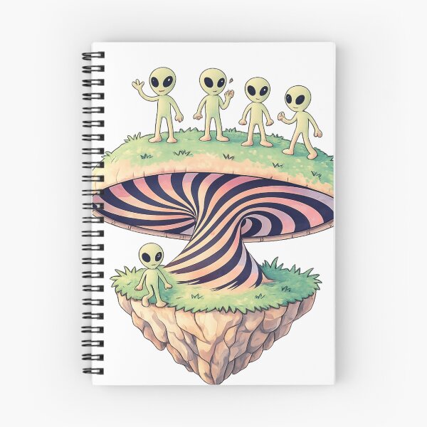 Item preview, Psychedelic Alien Mushroom Trippy Tee Festival Streetwear designed and sold by SoftSproutstu.