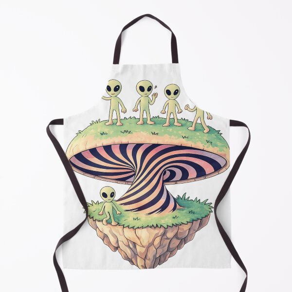 Item preview, Psychedelic Alien Mushroom Trippy Tee Festival Streetwear designed and sold by SoftSproutstu.
