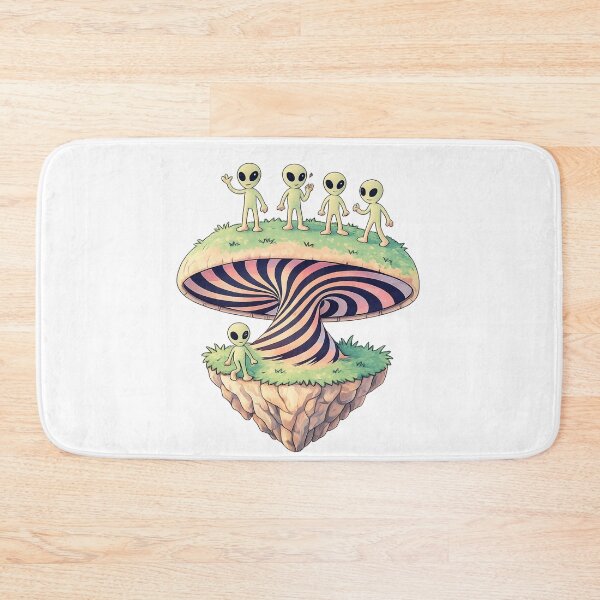 Item preview, Psychedelic Alien Mushroom Trippy Tee Festival Streetwear designed and sold by SoftSproutstu.