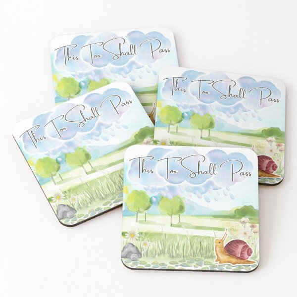 Item preview, This Too Shall Pass designed and sold by Messy Artist Designs.