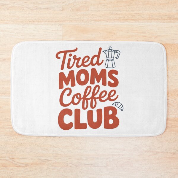 Item preview, Retro Tired Mom Coffee Club 2 Women Mom Life Mothers Day designed and sold by Dabbing Turtle Designs.