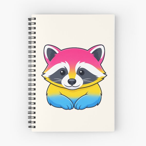 Item preview, Cute Pansexual Raccoon in Pan Pride Colors designed and sold by SweetLilith.