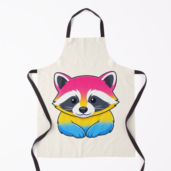 Item preview, Cute Pansexual Raccoon in Pan Pride Colors designed and sold by SweetLilith.
