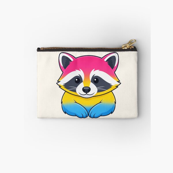 Item preview, Cute Pansexual Raccoon in Pan Pride Colors designed and sold by SweetLilith.