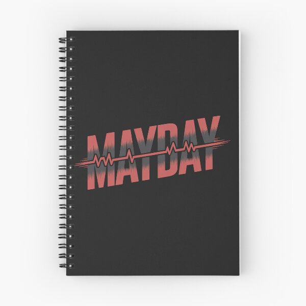 Item preview, Mayday Heartbeat Typography Distressed Rock Aesthetic designed and sold by Meivelle.
