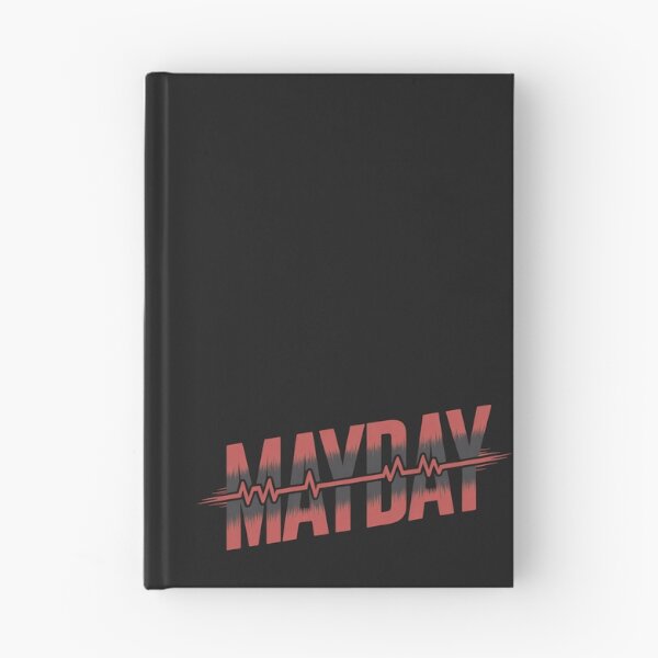 Item preview, Mayday Heartbeat Typography Distressed Rock Aesthetic designed and sold by Meivelle.