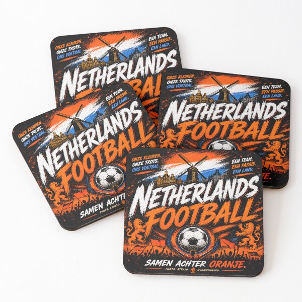Item preview, Netherlands Football Typography Design | Dutch Soccer Fan Artwork designed and sold by TKOprintdesigns.