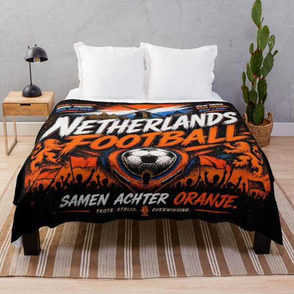 Item preview, Netherlands Football Typography Design | Dutch Soccer Fan Artwork designed and sold by TKOprintdesigns.
